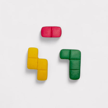 Tetris earrings