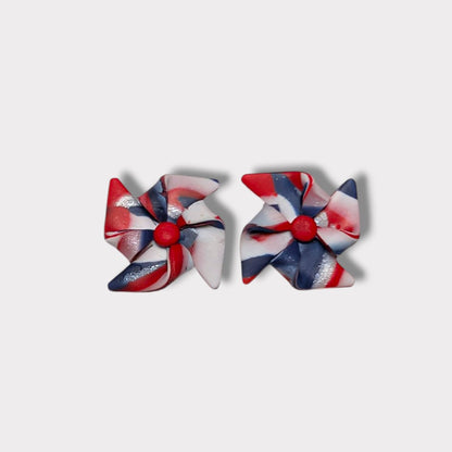 Pinwheel earrings