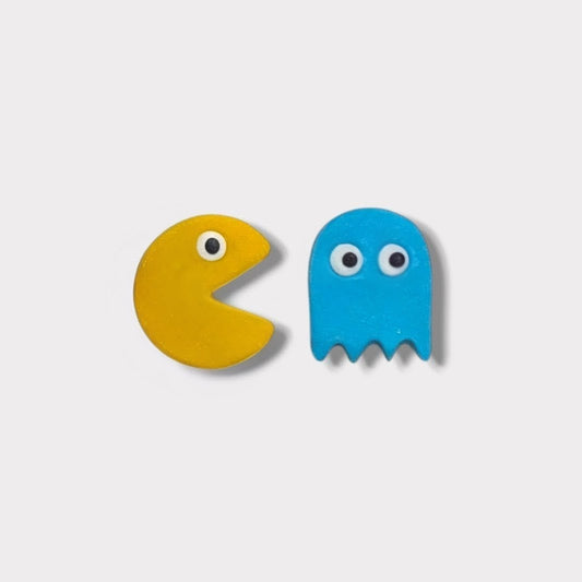 Pacman earrings