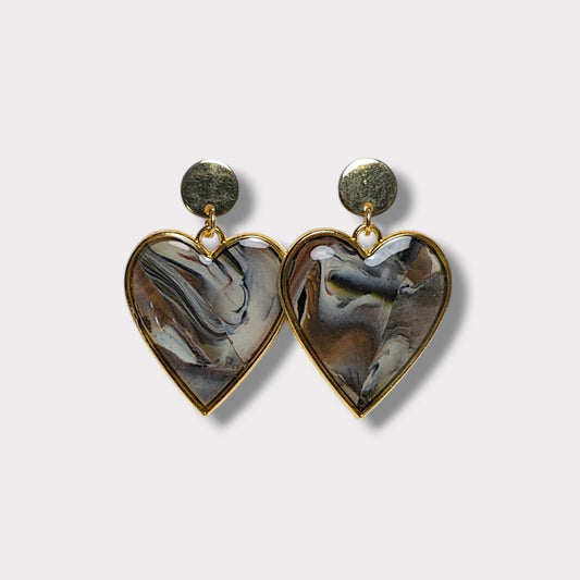 Alina earrings (heart)