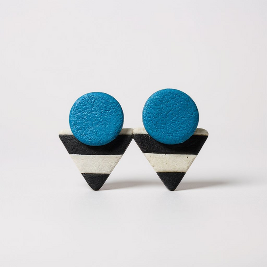 Aspasia earrings (blue)